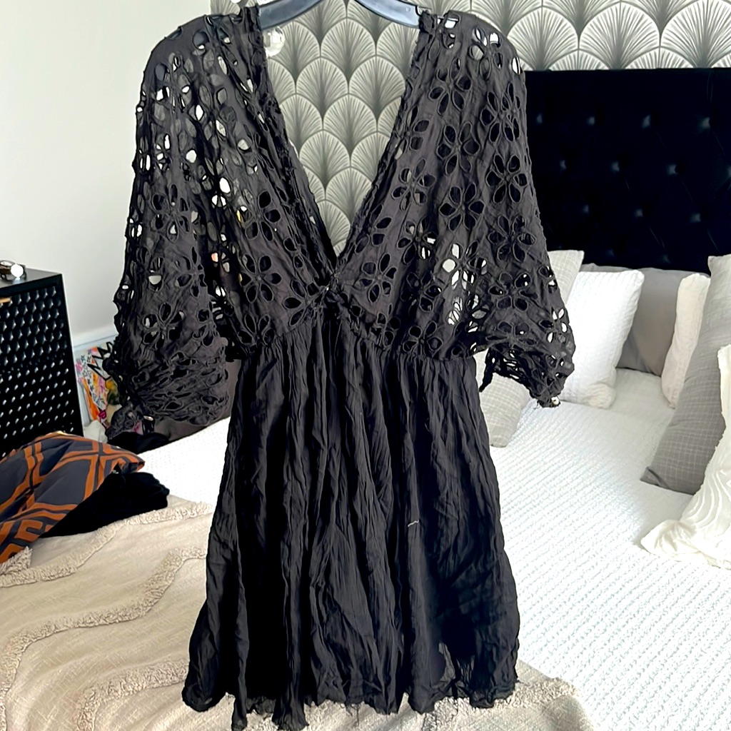 Freepeople Black Mini Dress